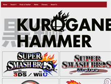 Tablet Screenshot of kuroganehammer.com